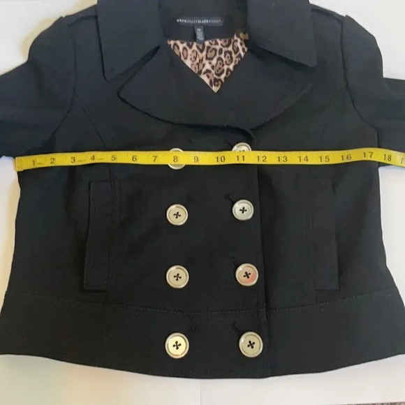 White House Black Market Double Breasted Cropped Blazer, women’s sz small Petite - Picture 7 of 14